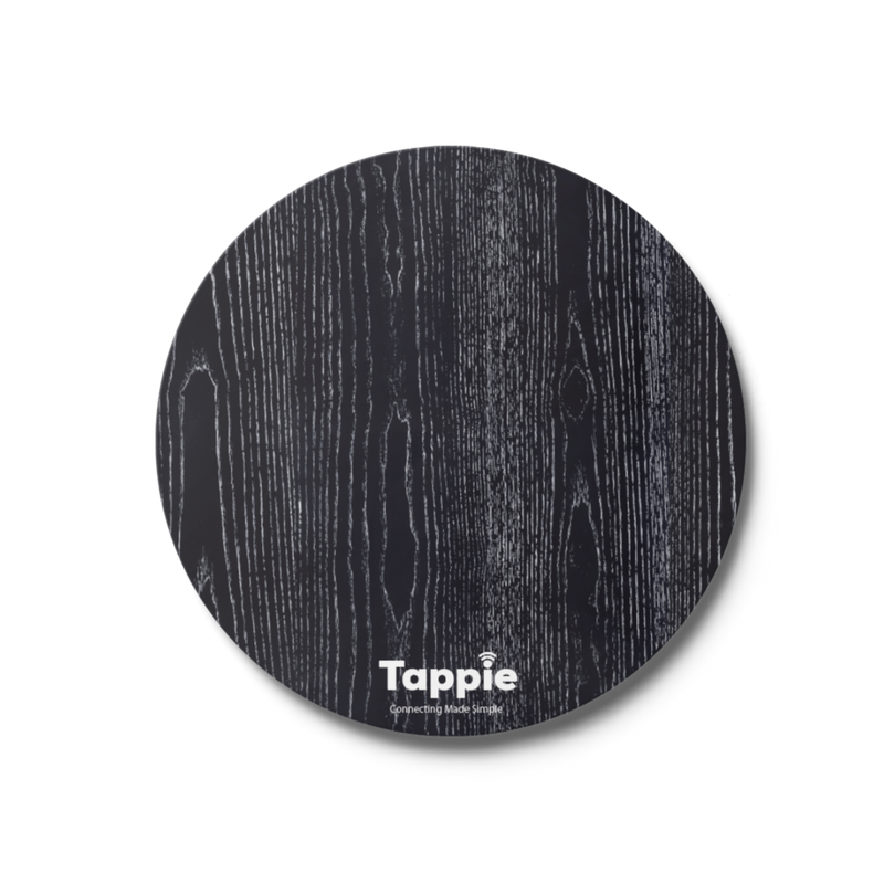 Tappie™ Black Wood Grain